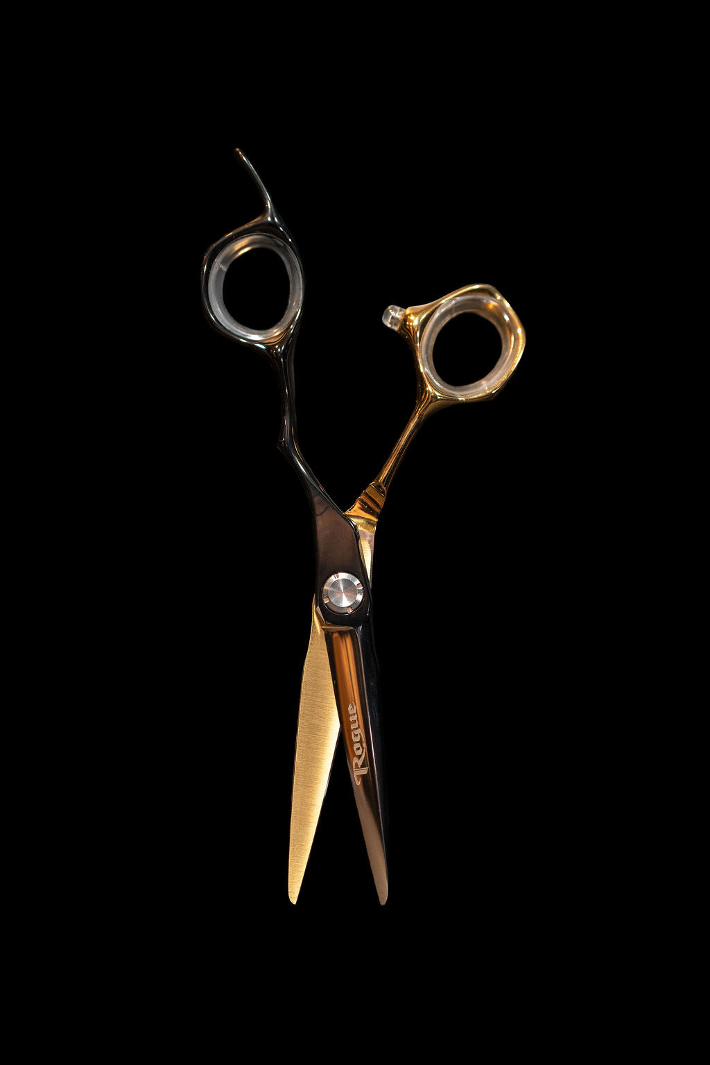 5.75" Photon VG-10 Black and Gold Straight Beauty Shear
