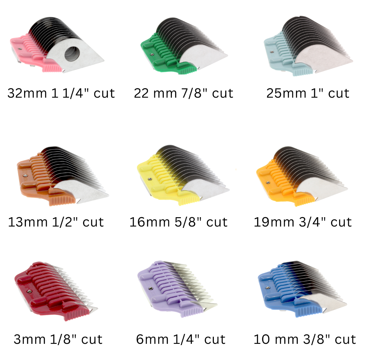Bucchelli BWCMB 9 Wide Comb Attachment Set