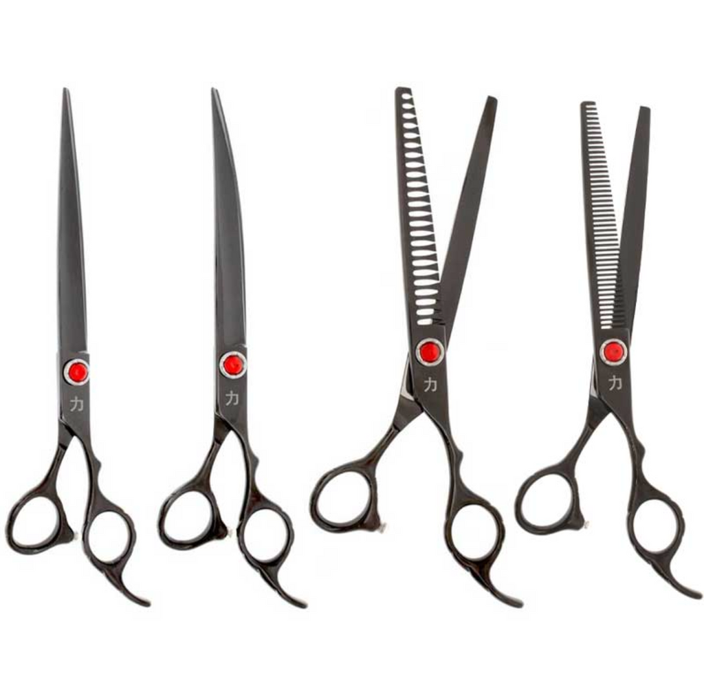 4 Pc 8" ST5Q Grooming Shear Kit