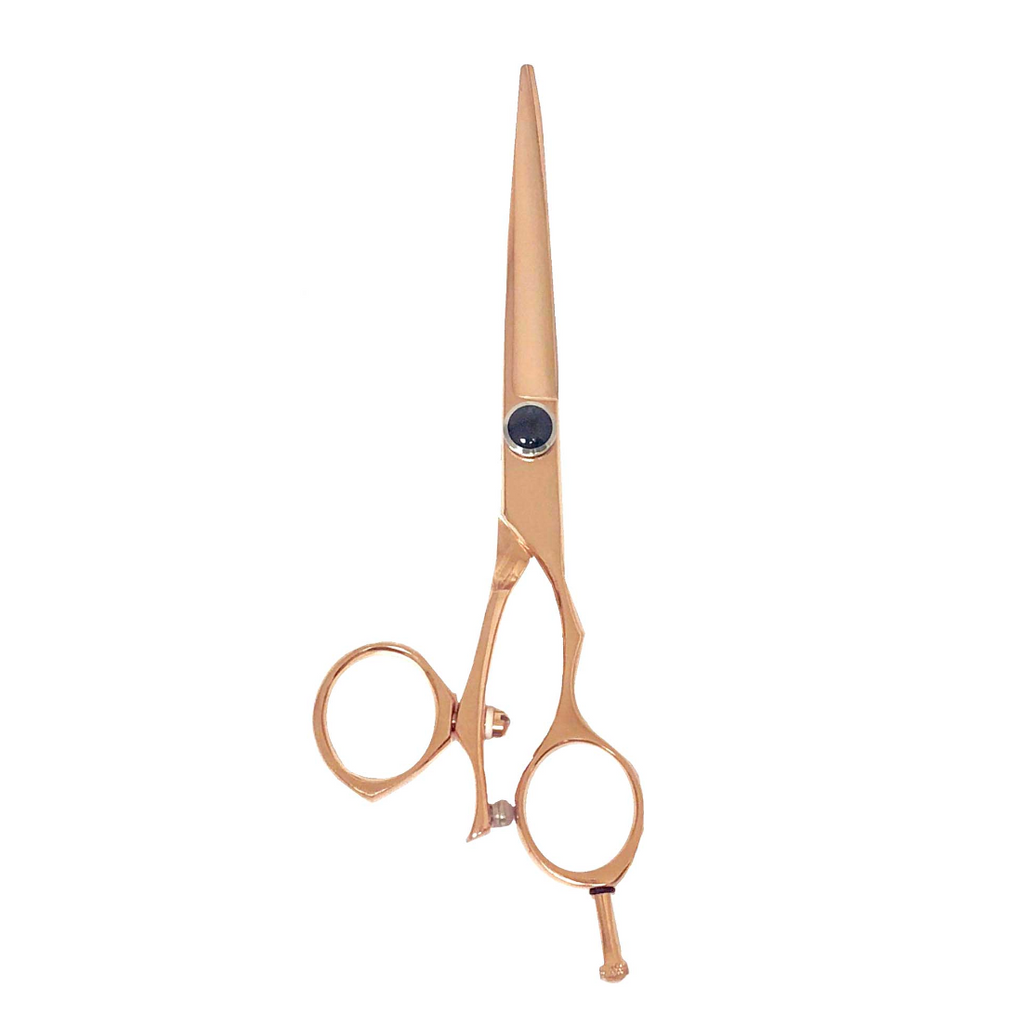 2 Pc RZLS Rose Gold 30 Tooth Thinner Swivel Scissor Set