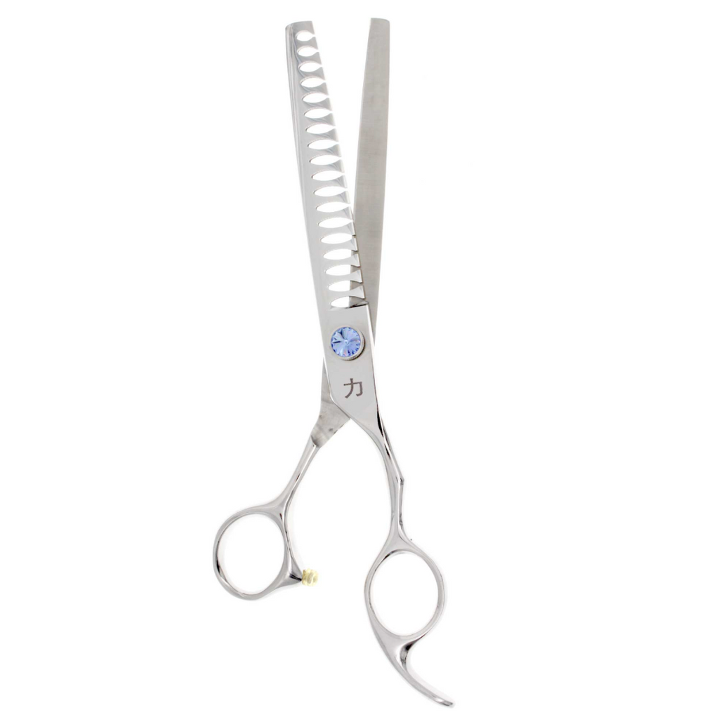4 Pc PLQ Silver Professional Grooming Shear Kit