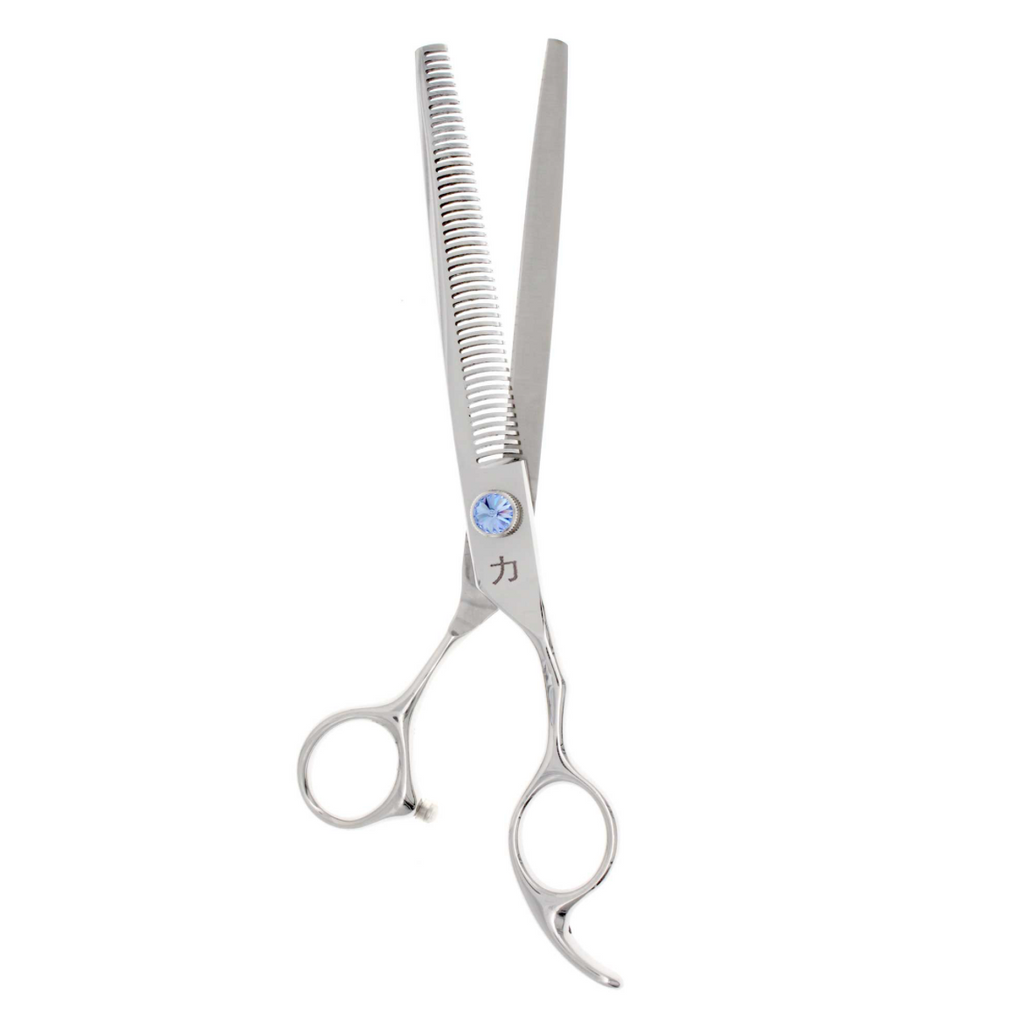 4 Pc PLQ Silver Professional Grooming Shear Kit